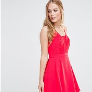 NWT BCBG Bright Coral Cocktail Dress